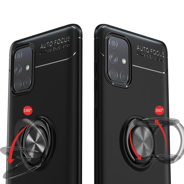 For Galaxy A71 5G Lenuo Shockproof TPU Protective Case with Invisible Holder