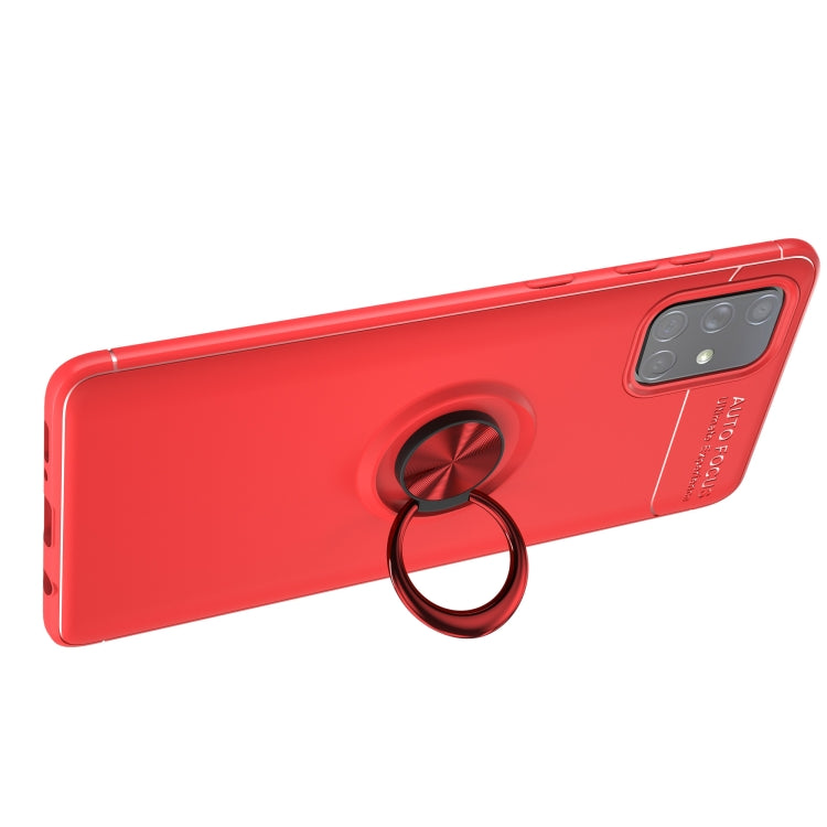 For Galaxy A71 5G Lenuo Shockproof TPU Protective Case with Invisible Holder