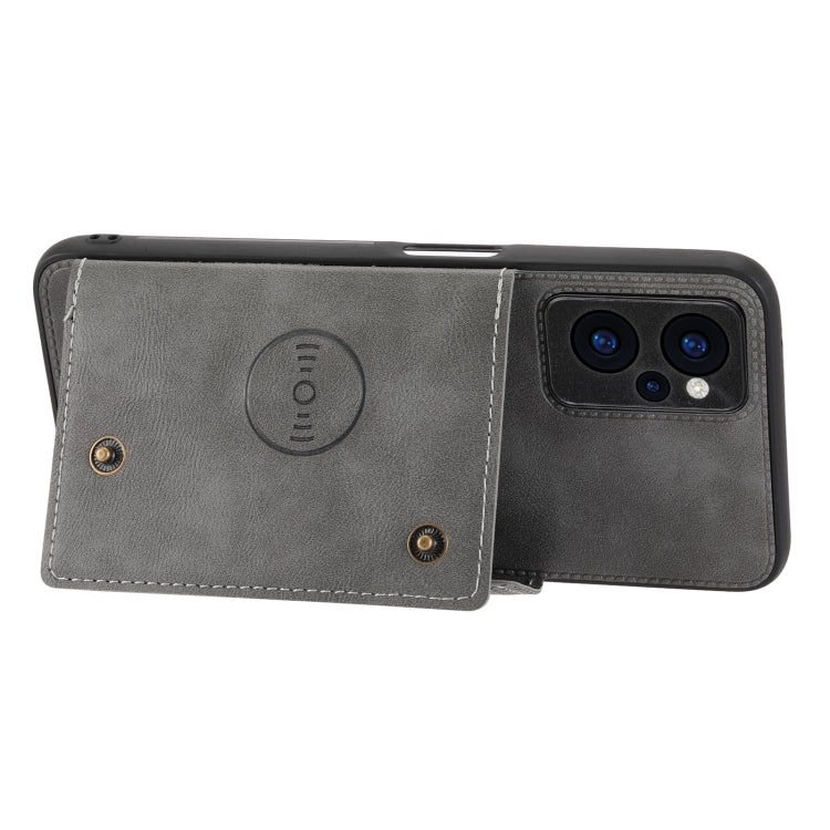 For Realme 10 5G Double Buckle Magnetic Phone Case