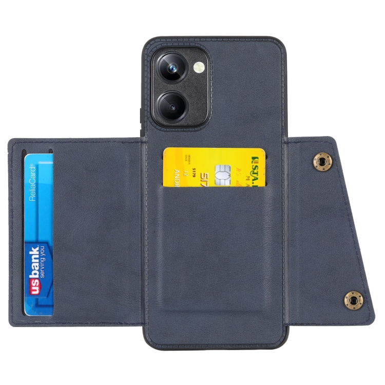 For Realme 10 Pro Double Buckle Magnetic Phone Case