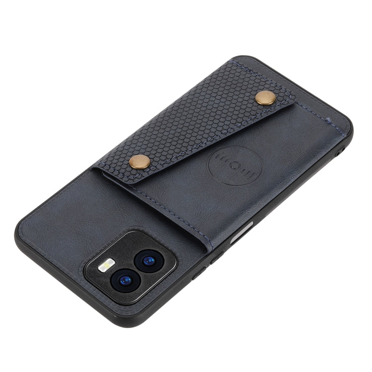 For vivo Y77 5G Double Buckle Magnetic Phone Case