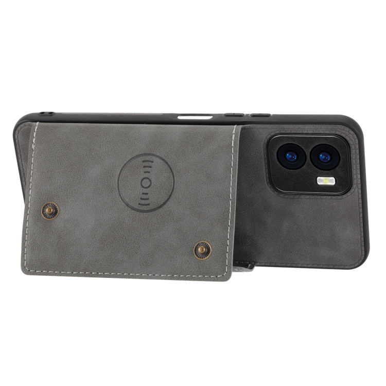 For vivo Y77 5G Double Buckle Magnetic Phone Case