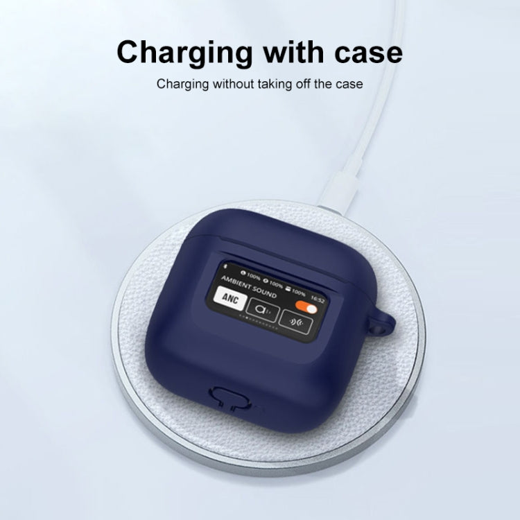 For JBL Tour Pro 2 Silicone Wireless Earphone Protective Case