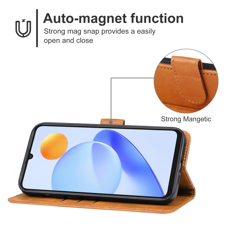 For Honor Play7T Leather Phone Case