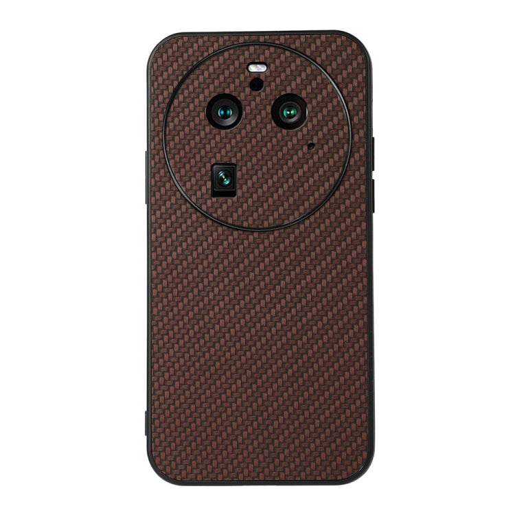 For OPPO Find X6 Pro Carbon Fiber Texture Shockproof Phone Case