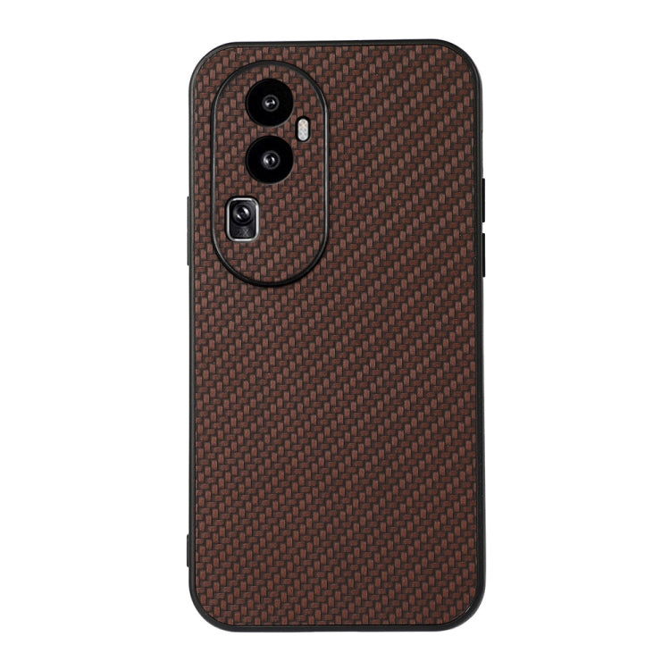 For OPPO Reno10 Pro China Carbon Fiber Texture Shockproof Phone Case
