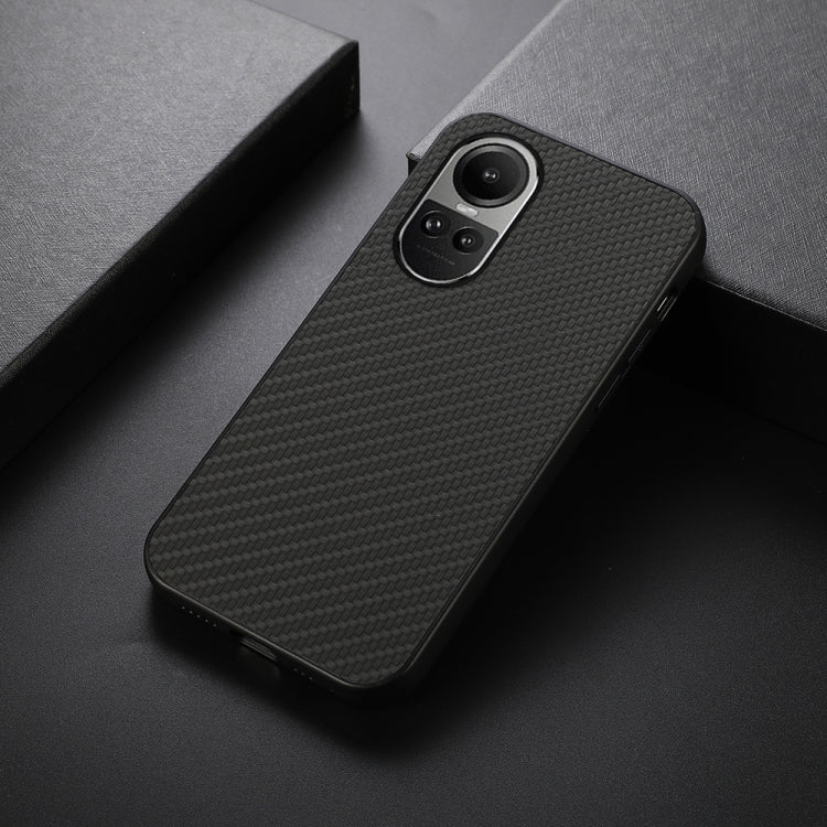 For OPPO Reno10 Global / 10 Pro Global Carbon Fiber Texture Shockproof Phone Case