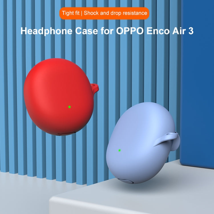 For OPPO Enco Air 3 Silicone Wireless Earphone Protective Case