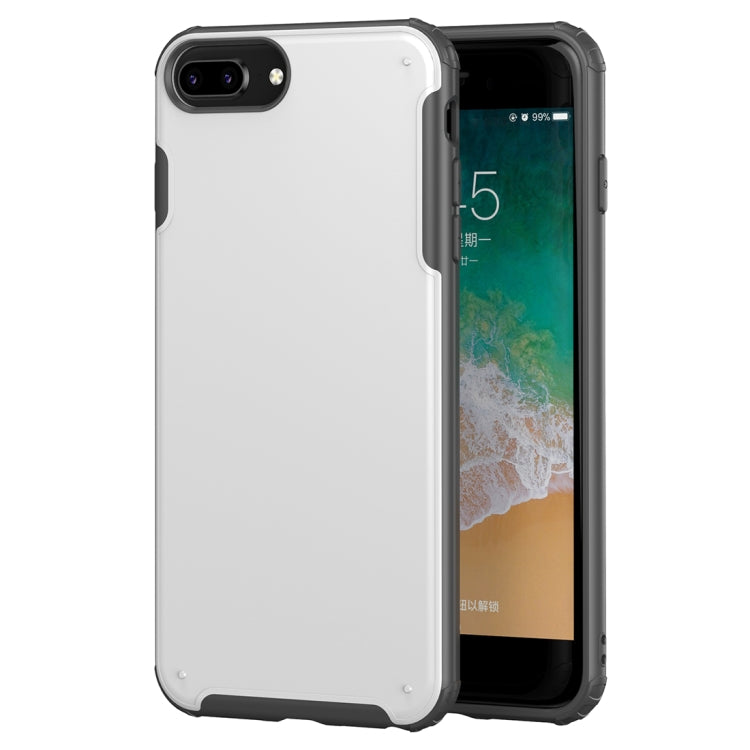 For iPhone 7 Plus / 8 Plus Solid Color Four-corner Shockproof TPU + PC Protective Case