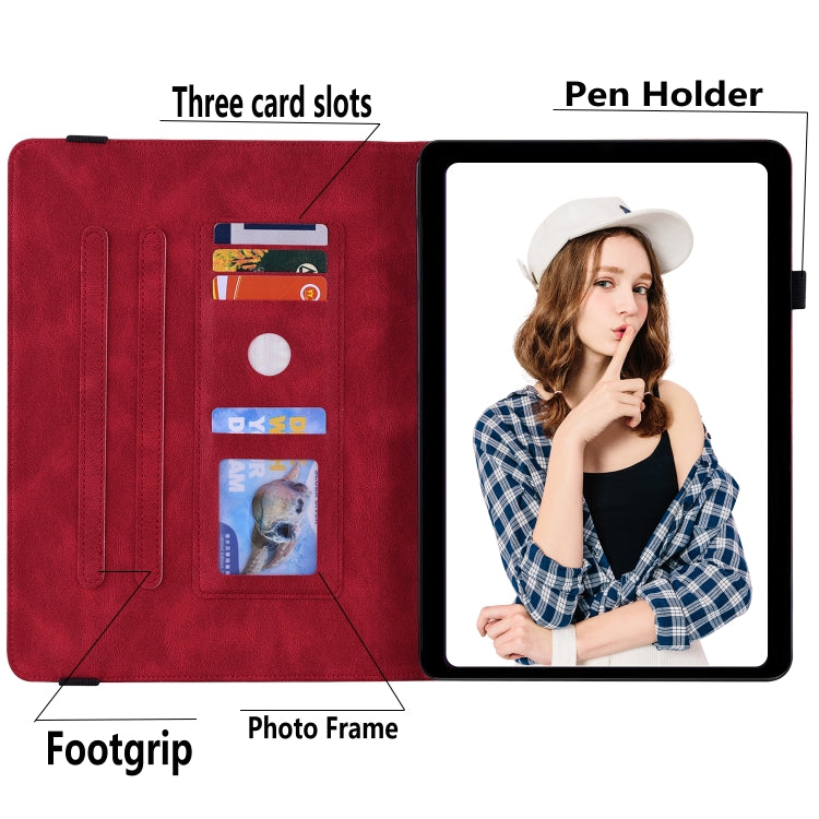 For Lenovo Tab M9 Butterfly Flower Embossed Leather Tablet Case