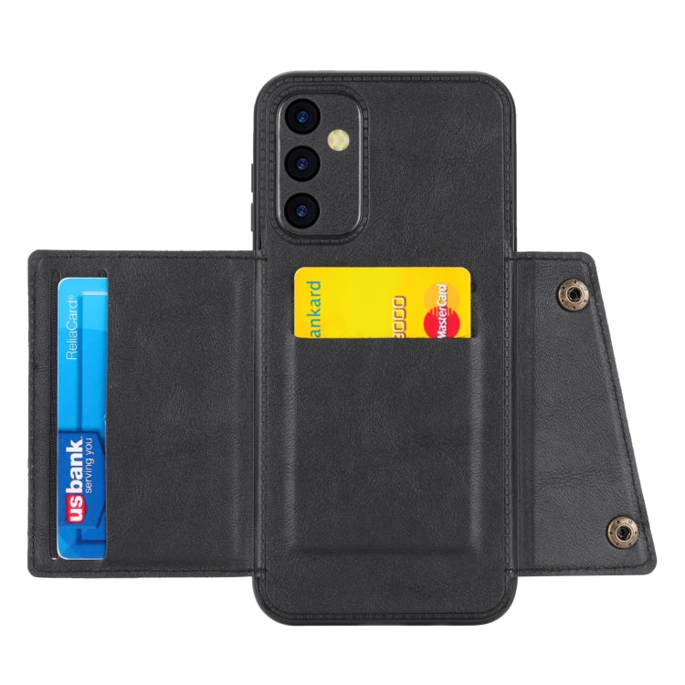 For Samsung Galaxy A14 5G Double Buckle Magnetic Phone Case
