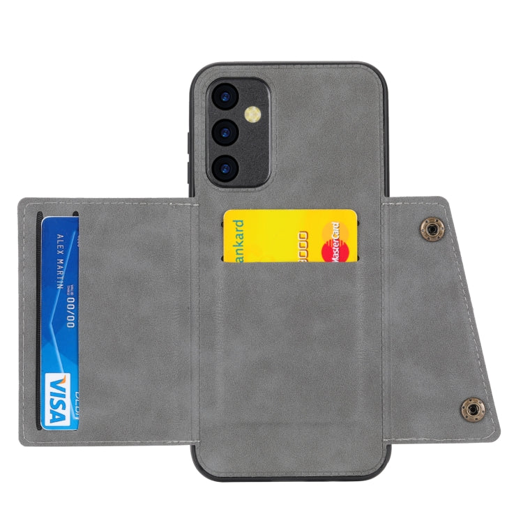 For Samsung Galaxy A14 5G Double Buckle Magnetic Phone Case