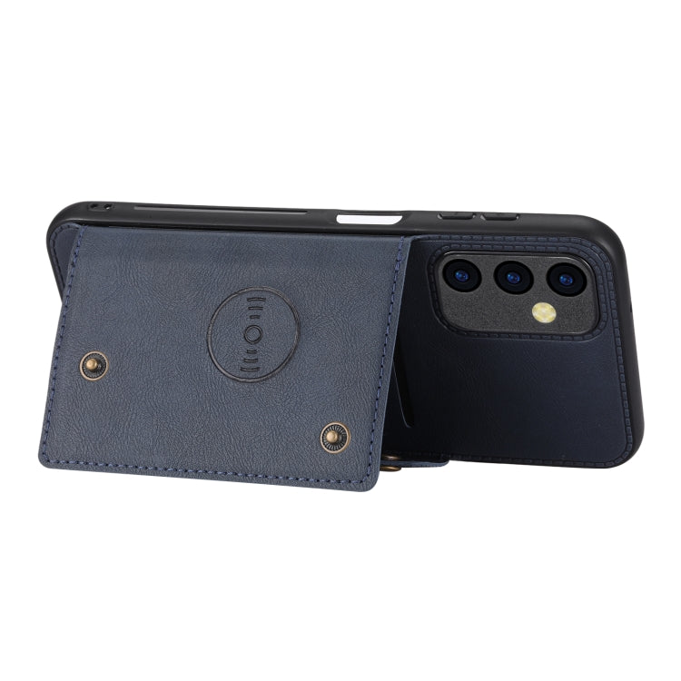 For Samsung Galaxy A14 5G Double Buckle Magnetic Phone Case