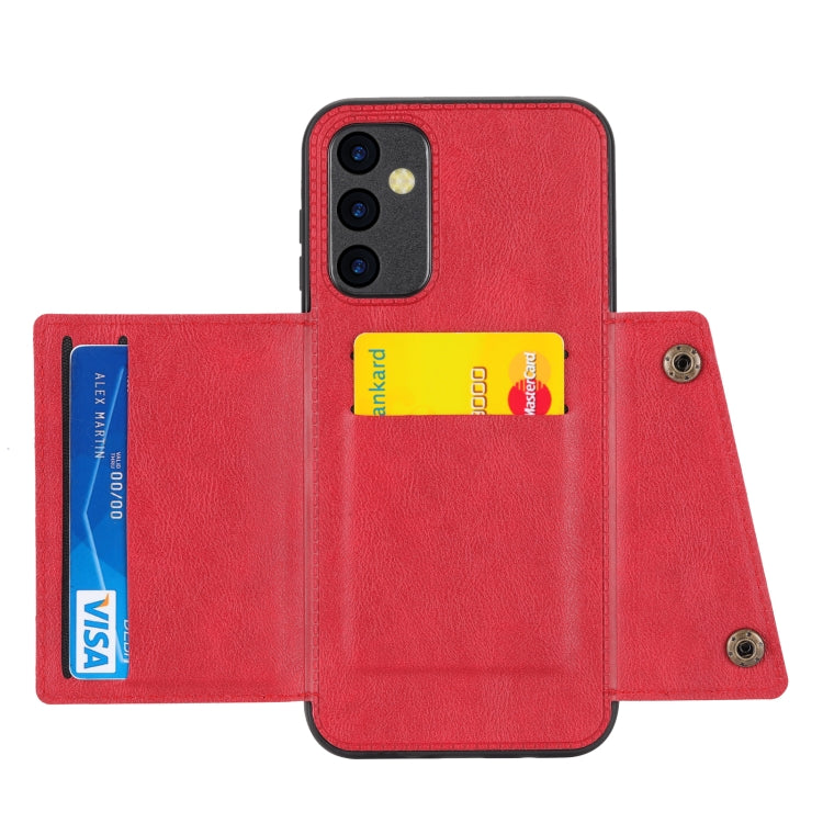 For Samsung Galaxy A14 5G Double Buckle Magnetic Phone Case