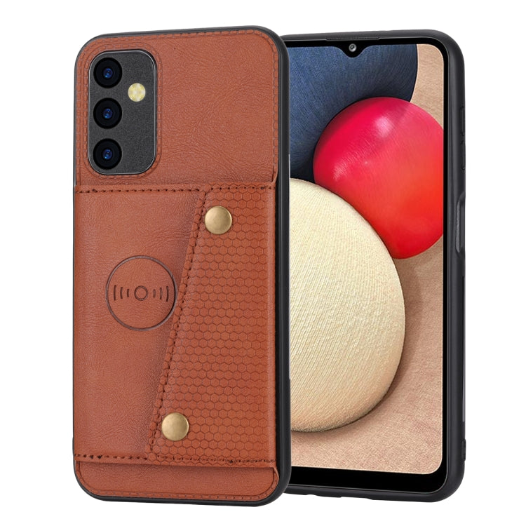 For Samsung Galaxy A54 5G Double Buckle Magnetic Phone Case