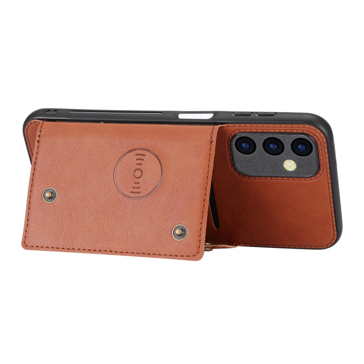 For Samsung Galaxy A54 5G Double Buckle Magnetic Phone Case