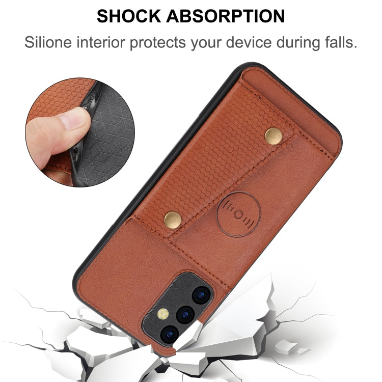 For Samsung Galaxy A54 5G Double Buckle Magnetic Phone Case