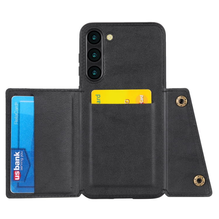 For Samsung Galaxy S23 5G Double Buckle Magnetic Phone Case