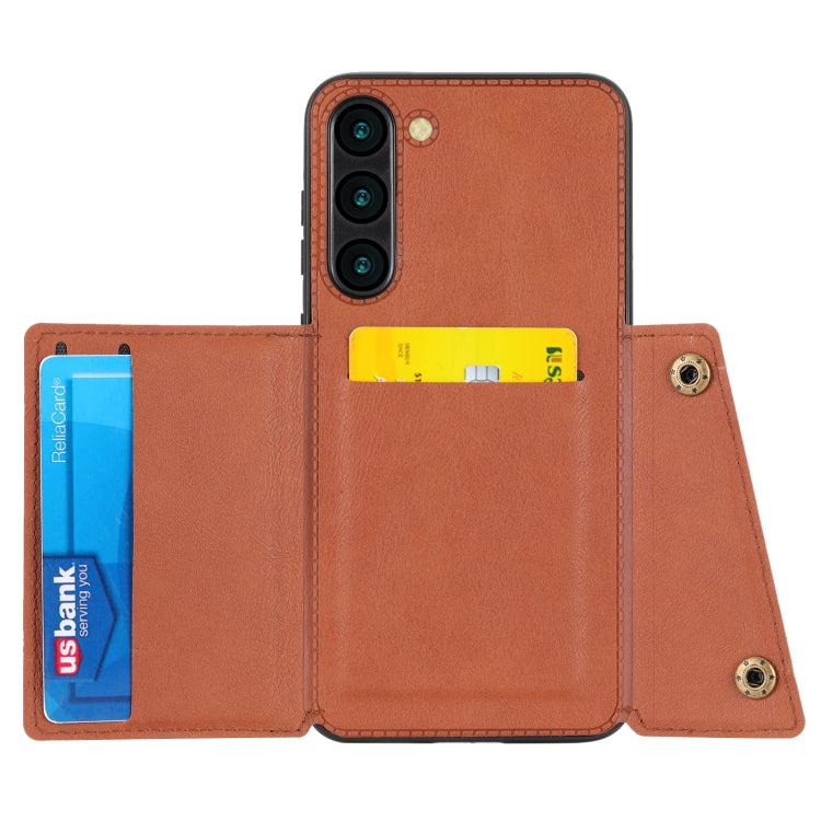 For Samsung Galaxy S23+ 5G Double Buckle Magnetic Phone Case