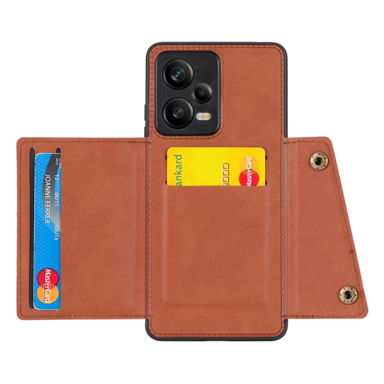 For Xiaomi Redmi Note 12 Pro 5G Global Double Buckle Magnetic Phone Case