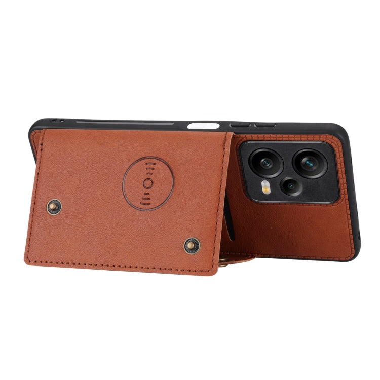 For Xiaomi Redmi Note 12 Pro 5G Global Double Buckle Magnetic Phone Case