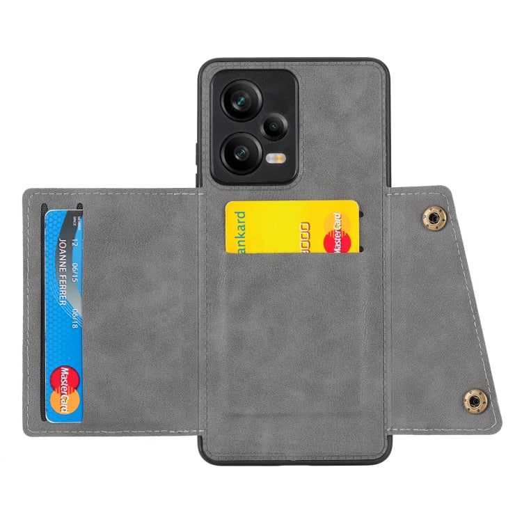 For Xiaomi Redmi Note 12 Pro+ 5G Global Double Buckle Magnetic Phone Case