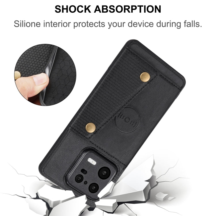 For Xiaomi 13 Pro Double Buckle Magnetic Phone Case