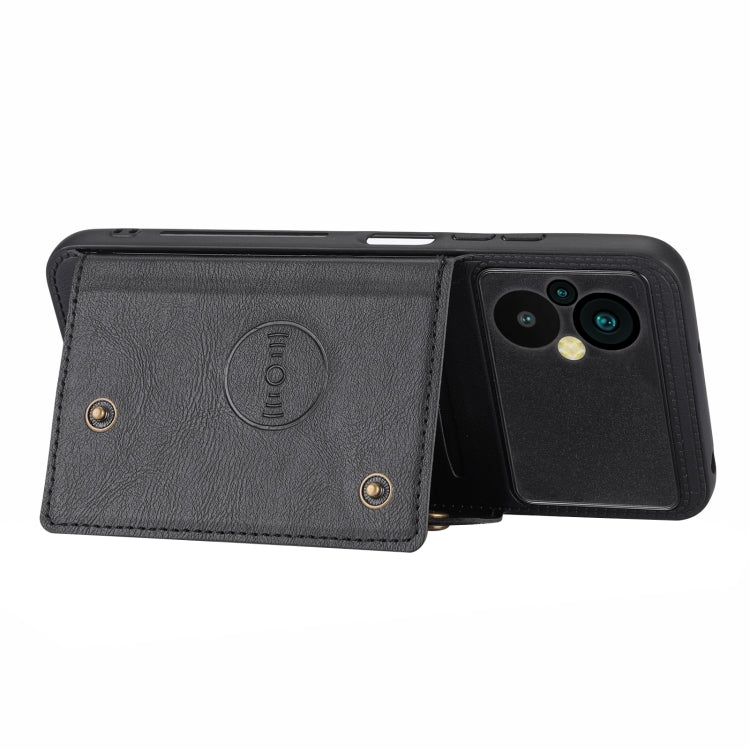 For Xiaomi Poco M5 4G Double Buckle Magnetic Phone Case