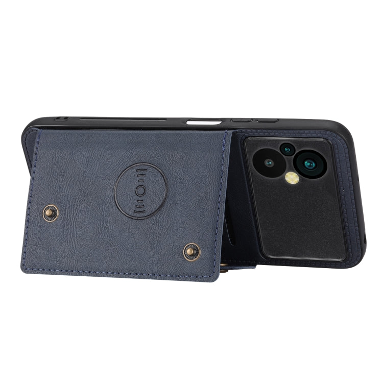 For Xiaomi Poco M5 4G Double Buckle Magnetic Phone Case