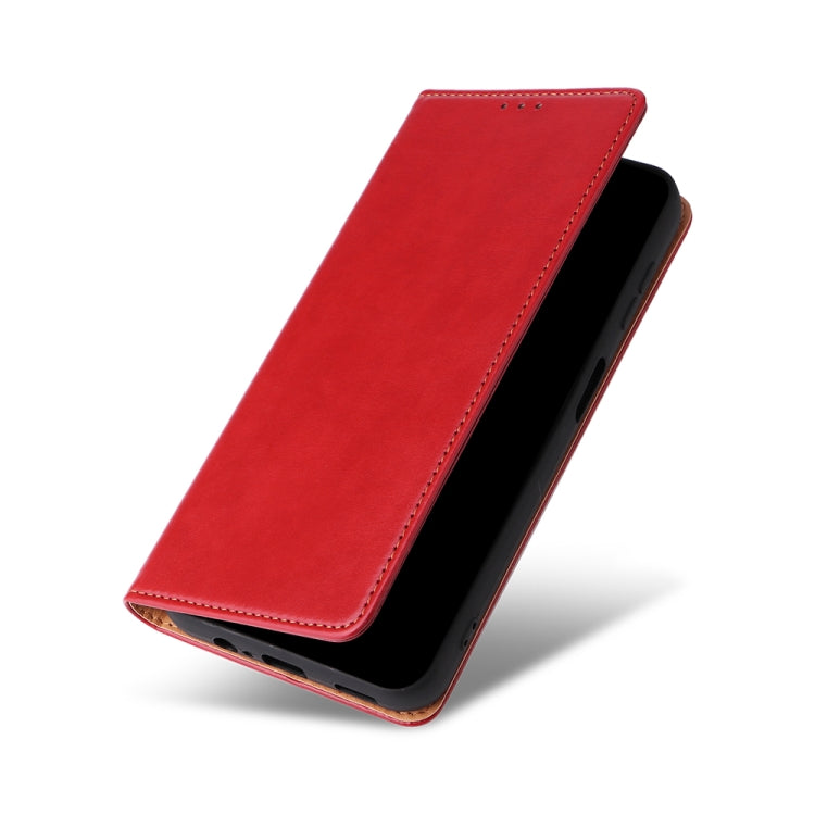 For Samsung Galaxy A14 5G Fierre Shann PU Genuine Leather Texture Leather Phone Case