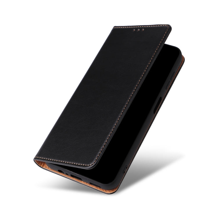 For Samsung Galaxy A14 5G Fierre Shann PU Genuine Leather Texture Leather Phone Case