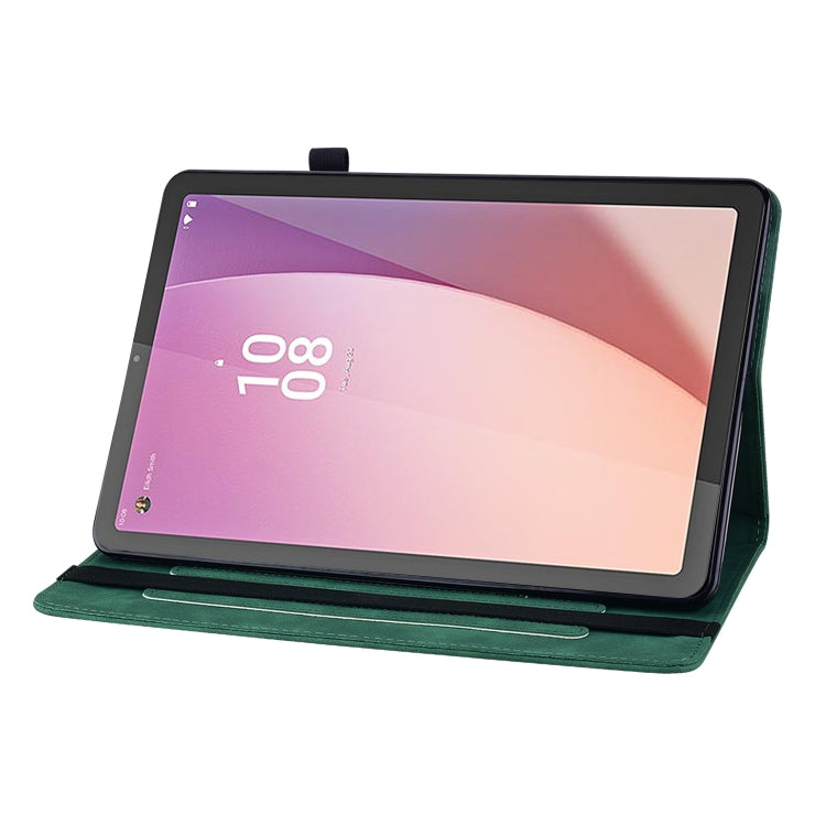 For Lenovo Tab M9 Skin Feel Solid Color Zipper Leather Tablet Case