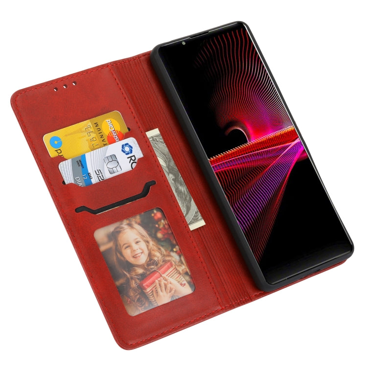 For Sony Xperia 10 V Embossed Happy Cat Pattern Flip Leather Phone Case