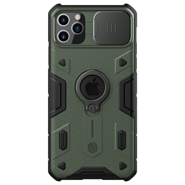 For iPhone 11 Pro NILLKIN Shockproof CamShield Armor Protective Case with Invisible Ring Holder