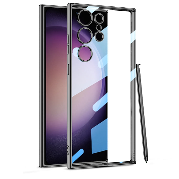 For Samsung Galaxy S23 Ultra 5G GKK Full Coverage TPU Phantom Phone Case with Pen