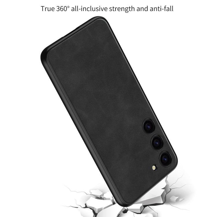 For Samsung Galaxy S23 5G GKK Skin-feel Leather Full Coverage Phone Case