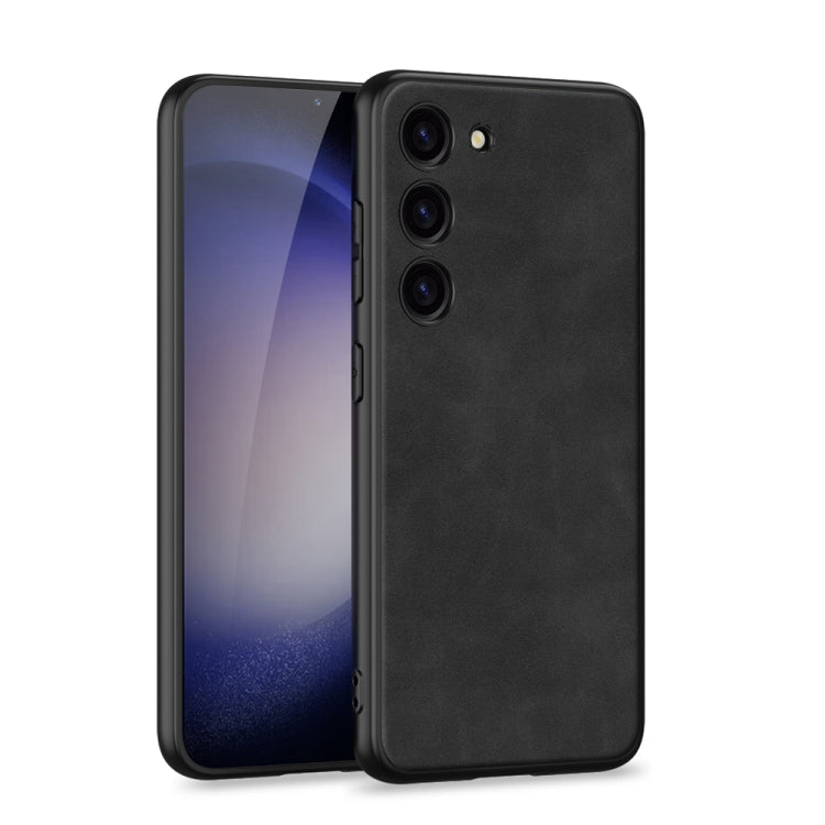 For Samsung Galaxy S23+ 5G GKK Skin-feel Leather Full Coverage Phone Case