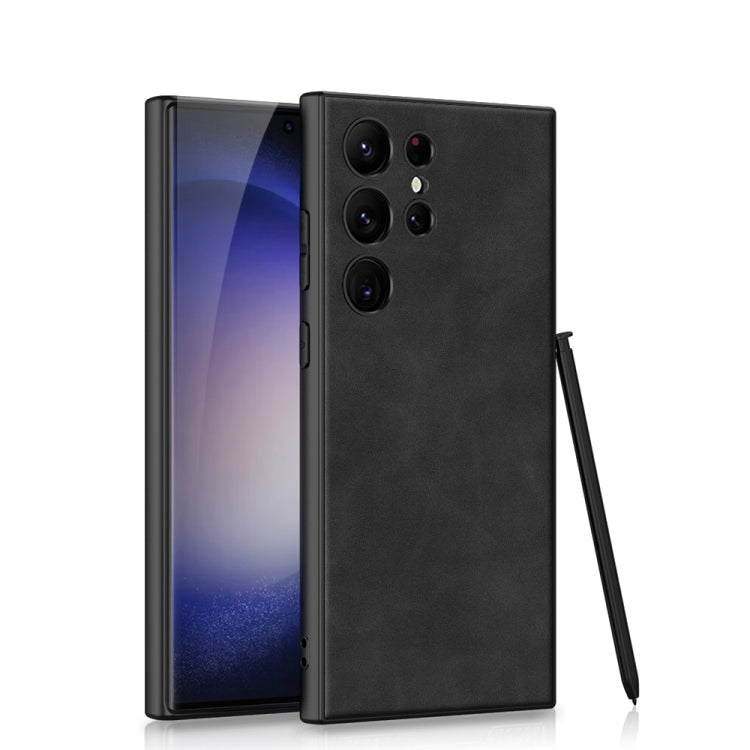 For Samsung Galaxy S23 Ultra 5G GKK Skin-feel Leather Full Coverage Phone Case without Pen