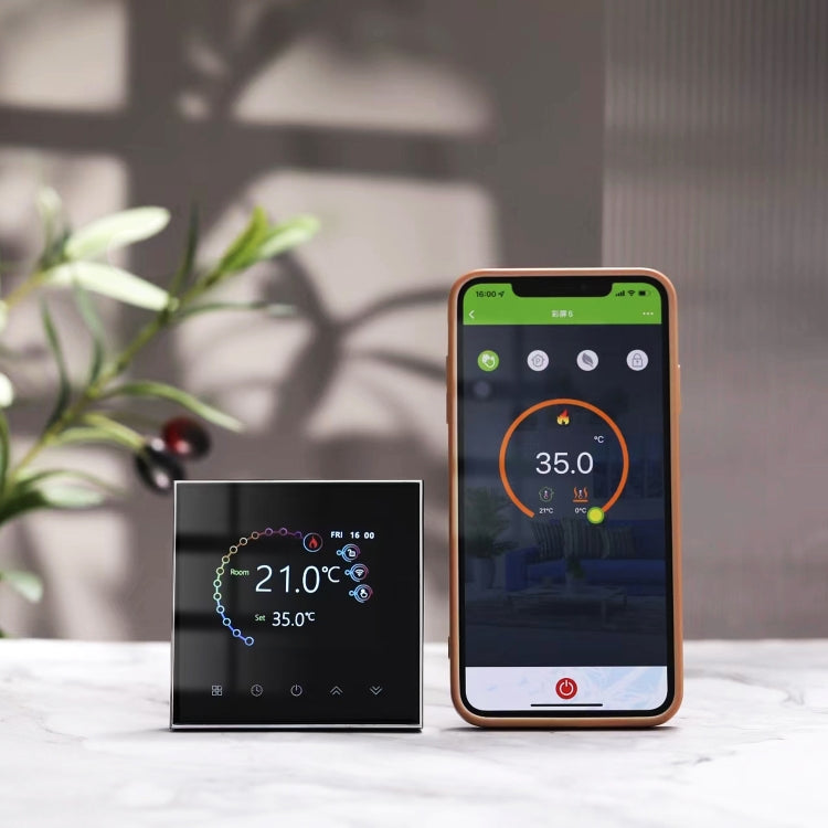 BHT-2002GCLM 220V Smart Home Heating Thermostat Boiler Heating WiFi Thermostat