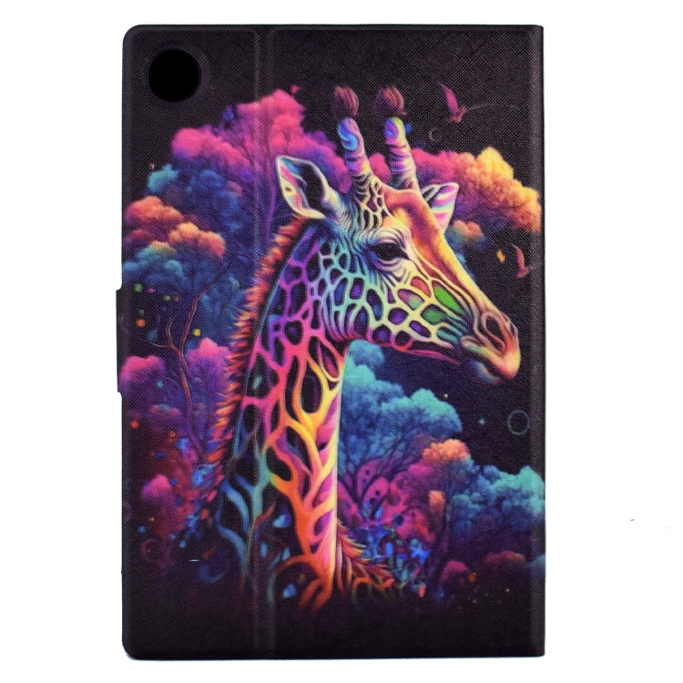 Coloured Drawing Leather Tablet Case For Huawei MatePad T 10 / T 10s / Honor Tablet Enjoy 2 / Pad X6 / Pad 6