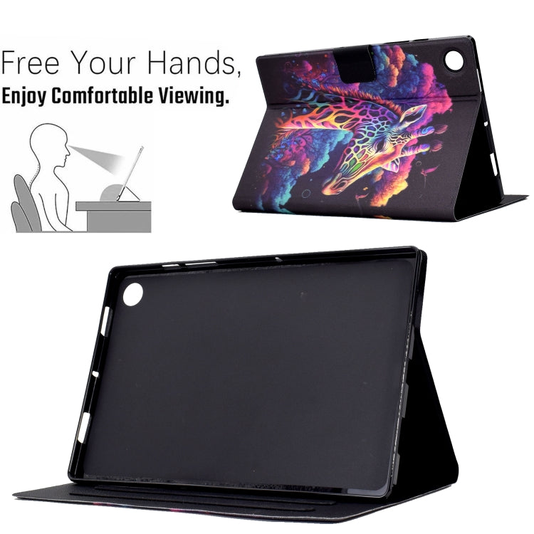 Coloured Drawing Leather Tablet Case For Huawei MatePad T 10 / T 10s / Honor Tablet Enjoy 2 / Pad X6 / Pad 6