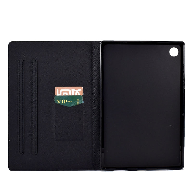 Coloured Drawing Leather Tablet Case For Huawei MatePad T 10 / T 10s / Honor Tablet Enjoy 2 / Pad X6 / Pad 6