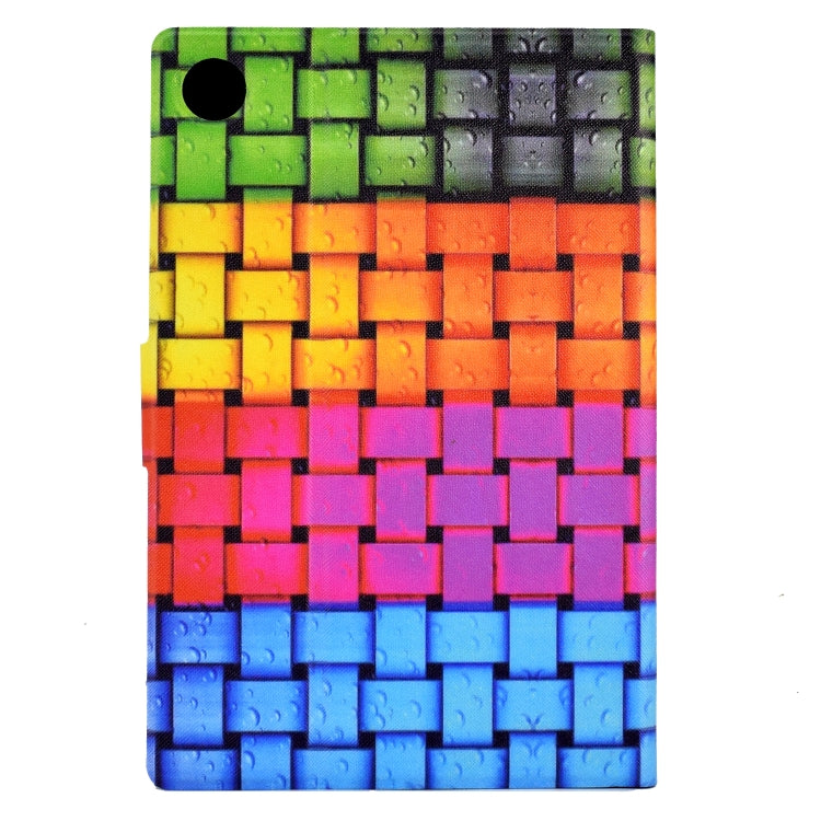 Coloured Drawing Leather Tablet Case For Huawei MatePad T 10 / T 10s / Honor Tablet Enjoy 2 / Pad X6 / Pad 6