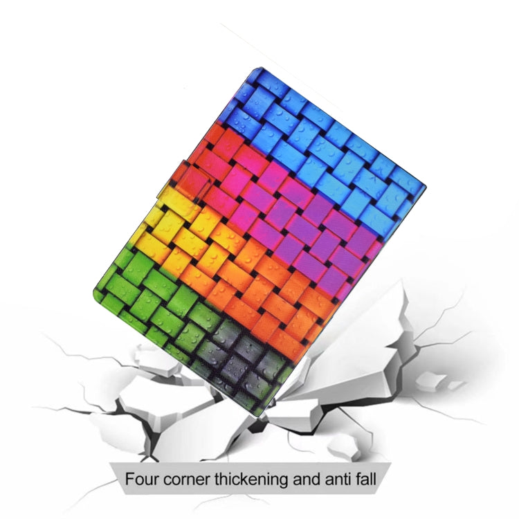 Coloured Drawing Leather Tablet Case For Huawei MatePad T 10 / T 10s / Honor Tablet Enjoy 2 / Pad X6 / Pad 6