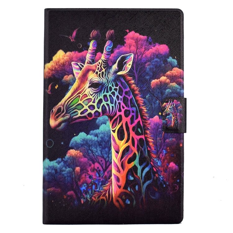For Samsung Galaxy Tab A7 Lite T220 Coloured Drawing Leather Tablet Case