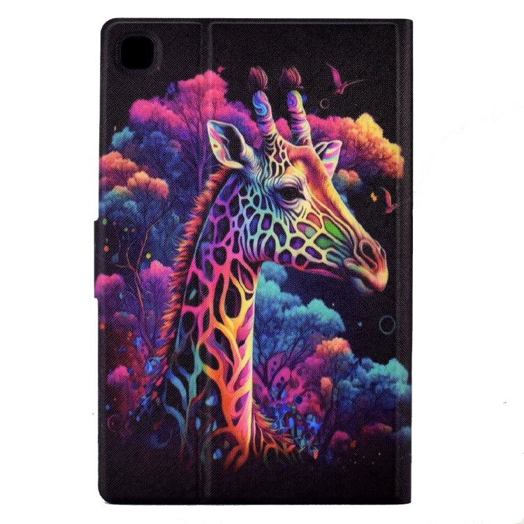 For Samsung Galaxy Tab A7 Lite T220 Coloured Drawing Leather Tablet Case