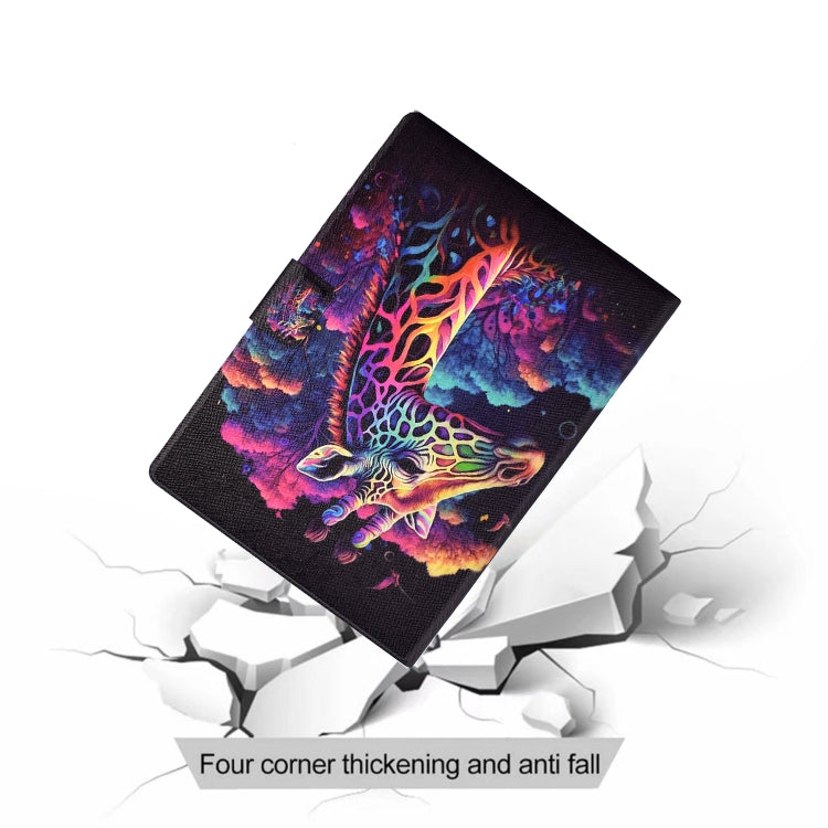 For Samsung Galaxy Tab A7 Lite T220 Coloured Drawing Leather Tablet Case