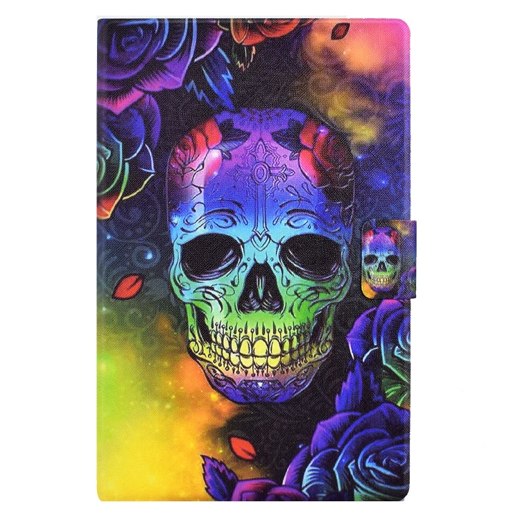 For Samsung Galaxy Tab A7 Lite T220 Coloured Drawing Leather Tablet Case