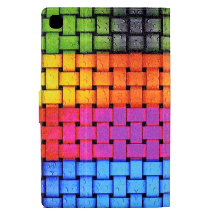 For Samsung Galaxy Tab A7 Lite T220 Coloured Drawing Leather Tablet Case