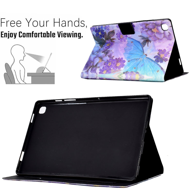 For Samsung Galaxy Tab A 10.1 T510 Coloured Drawing Leather Tablet Case